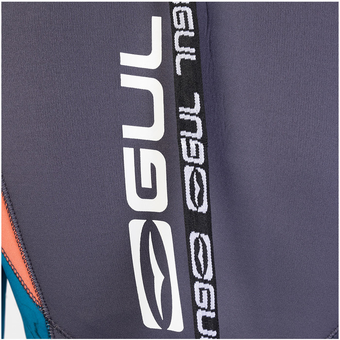 2024 Gul Womens Response 4/3mm GBS Back Zip Wetsuit RE1248-C1 - Grey / Marbel